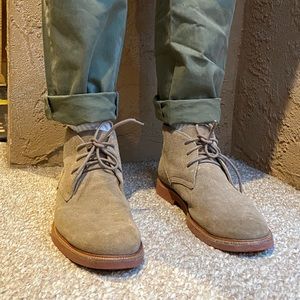 Suede camel Polo Ralph Lauren dress boots